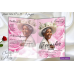Pink Roses Funeral Program Obituary, Pink Sky Funeral Program Obituary Template,17x11,1-001f, (0-182)